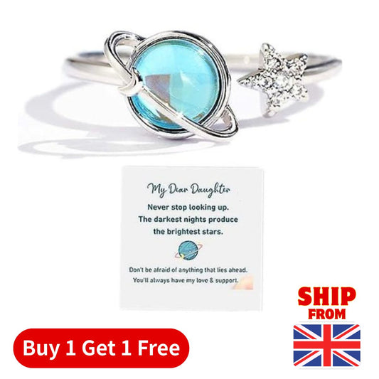 Mother & Daughter - Blue Planet Ring (Buy 1 Get 1 Free)