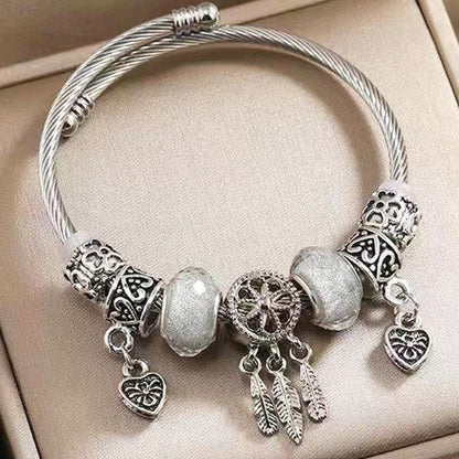 925 Sterling Silver Dreamcatcher Moonstone Bracelet Womens Girls Gifts UK